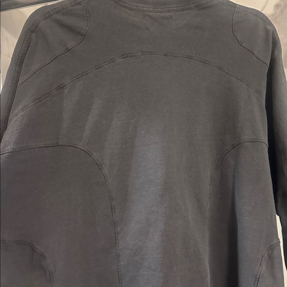 JOAH BROWN Vintage Panel Oversize LS Charcoal Necklace Shirt XS NWT - Picture 13 of 16